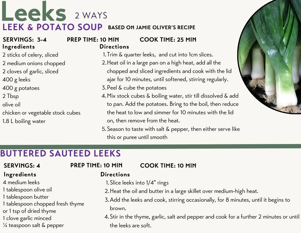 Leek Recipes - Forsythe Family Farms