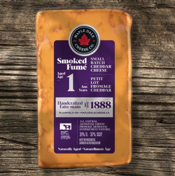 Smoked cheddar cheese